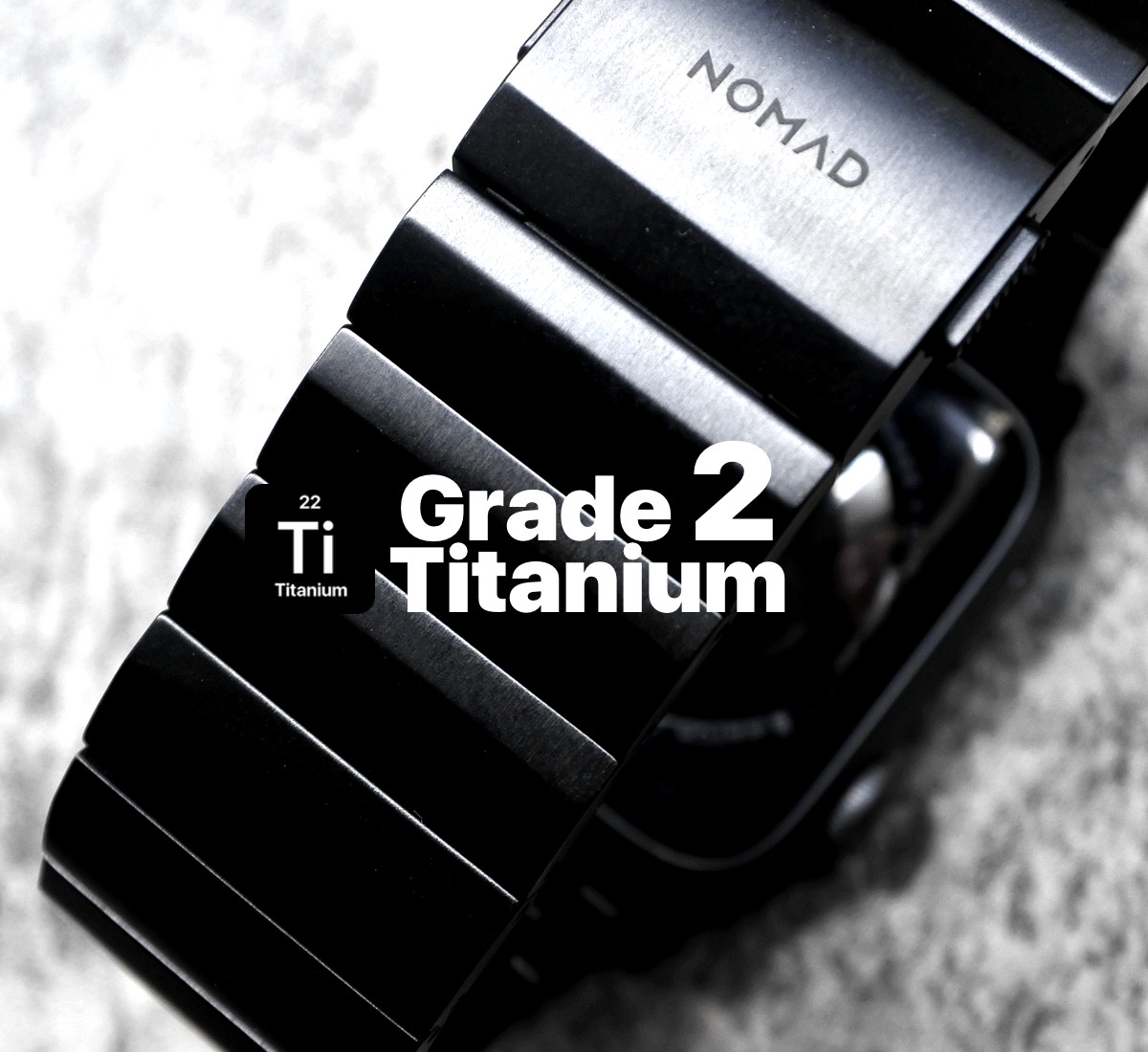スマホ/家電/カメラNOMAD ノマド チタニウム チタン バンド 41/38mm