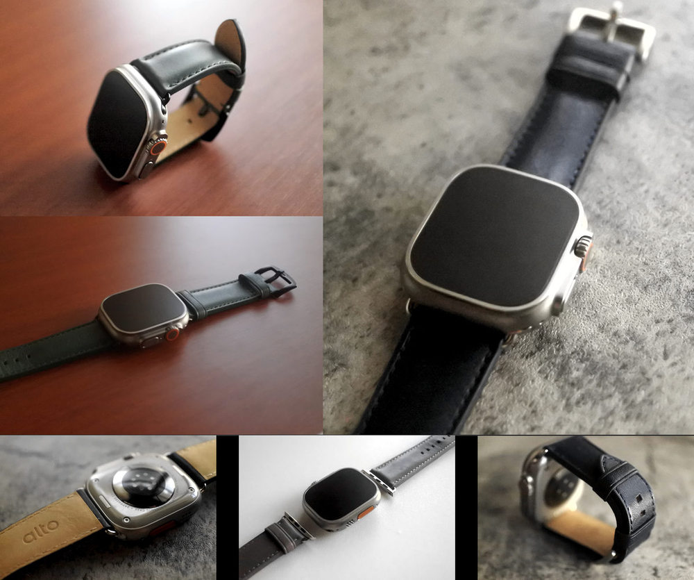 Apple Watch Ultra 2/1】NOMADとMinZ、altoのバンドに装着