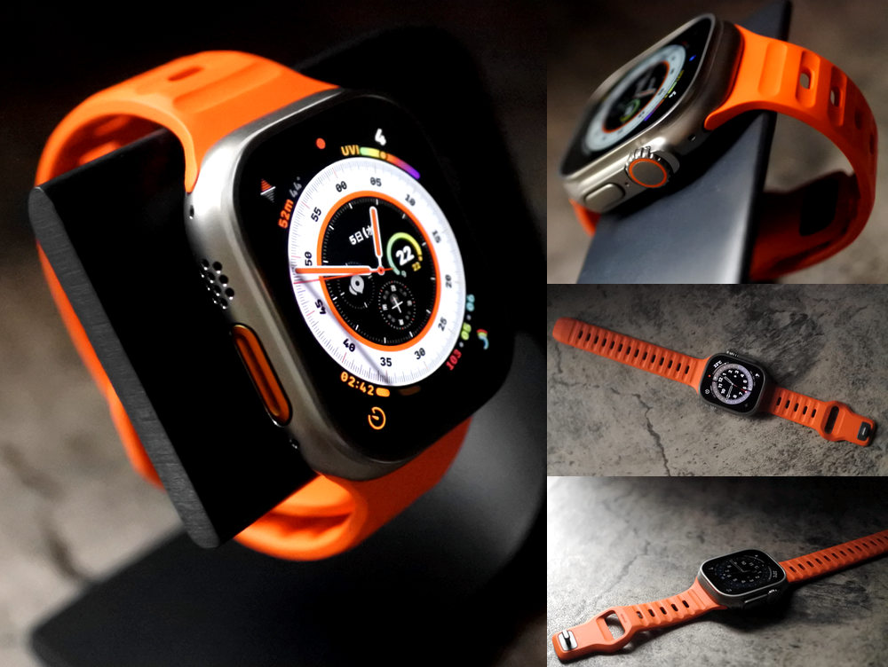 Apple Watch Ultra 2/1】NOMADとMinZ、altoのバンドに装着